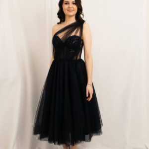 Rochie de seara neagra - Marina Niscoveanu3