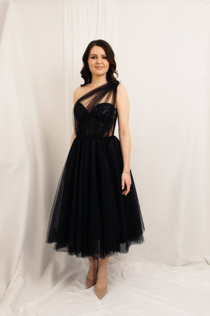 Rochie de seara neagra - Marina Niscoveanu3
